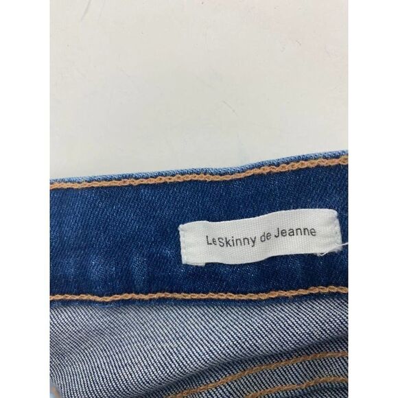 Frame Denim Jeans Le Skinny de Jeanne Skinny Jeans Stretch Blue - Size 24 - Picture 13 of 13